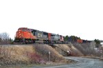 CN 5626 leads 403 on Rang 1 viaduct